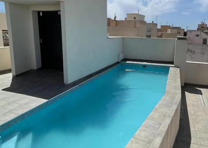 With A Rooftop Pool